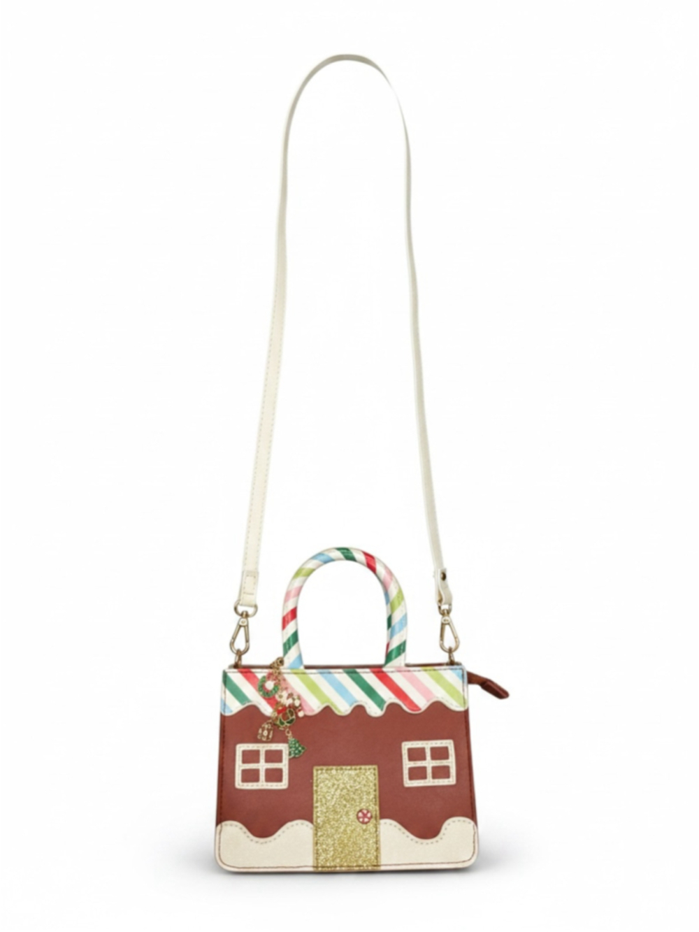MAD Love Gingerbread House Mini Bag with Holiday Charms